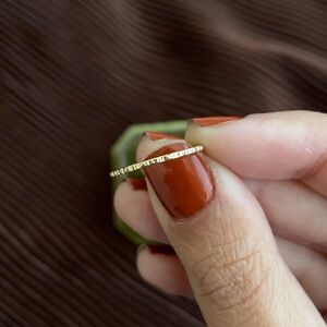 Solid 14k Gold Stacking Ring